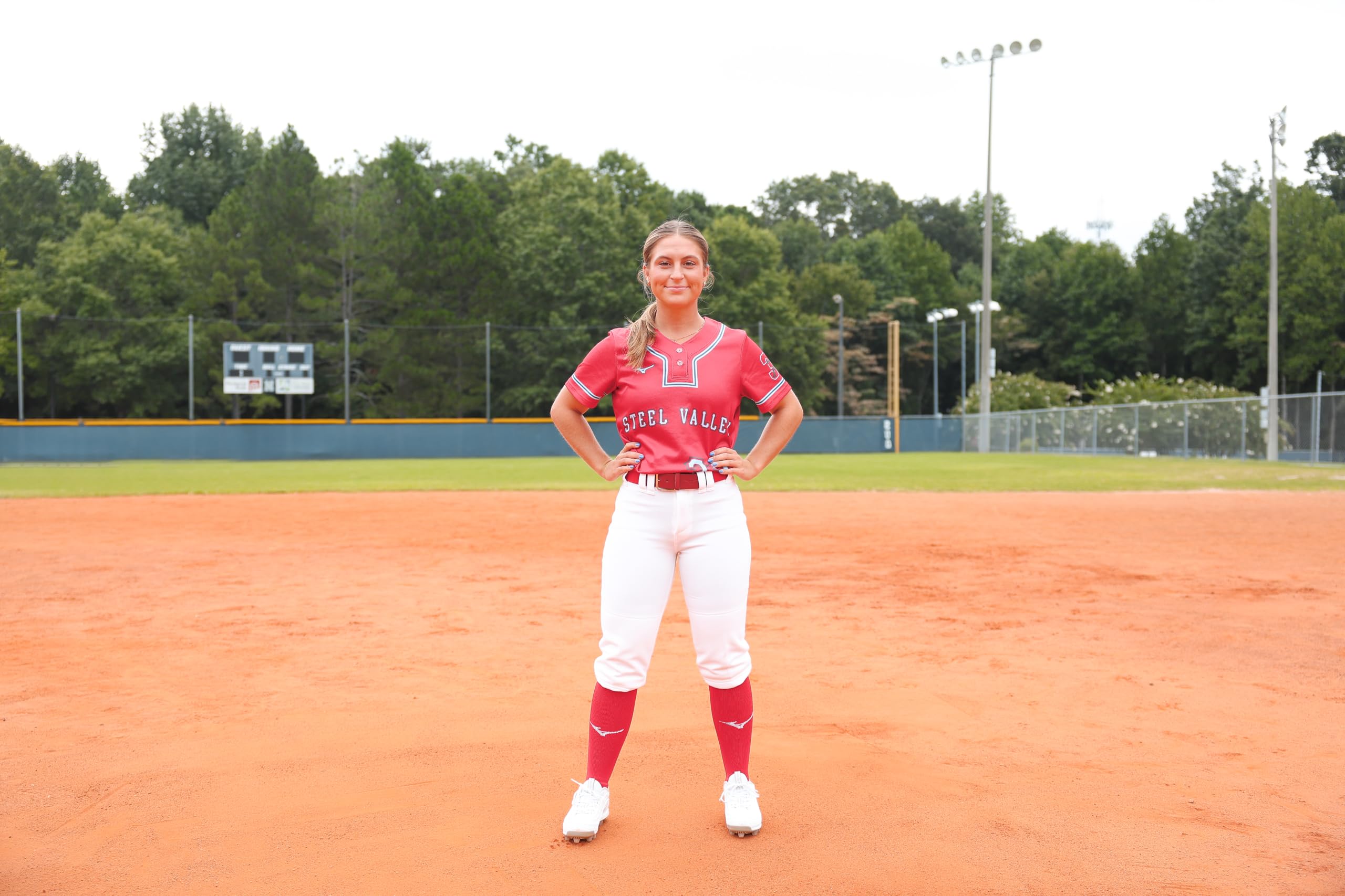 Mizuno Adult Women's Belted Low Rise Fastpitch Softball Pant - Image 5